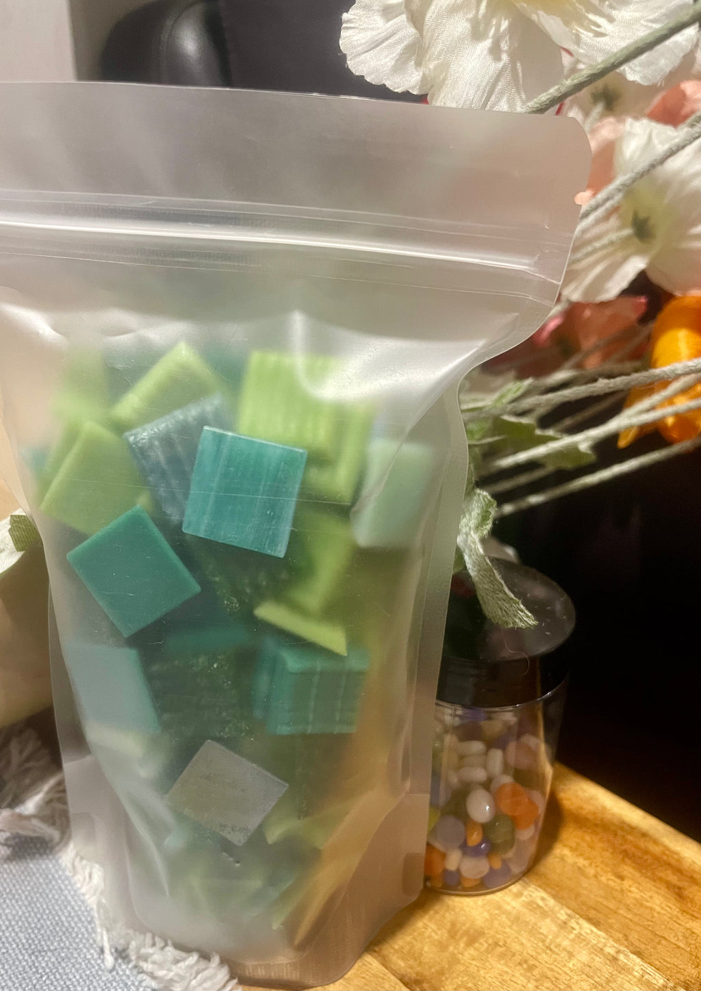 Free Tiles 20mm - Green Mix