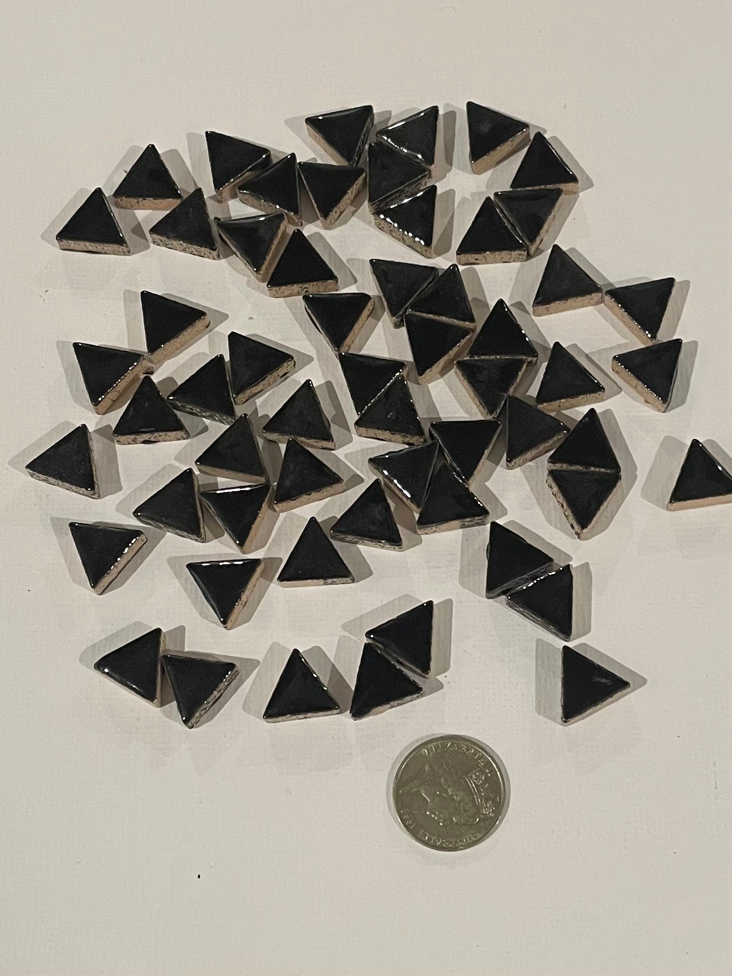 Ceramic Triangles - Black