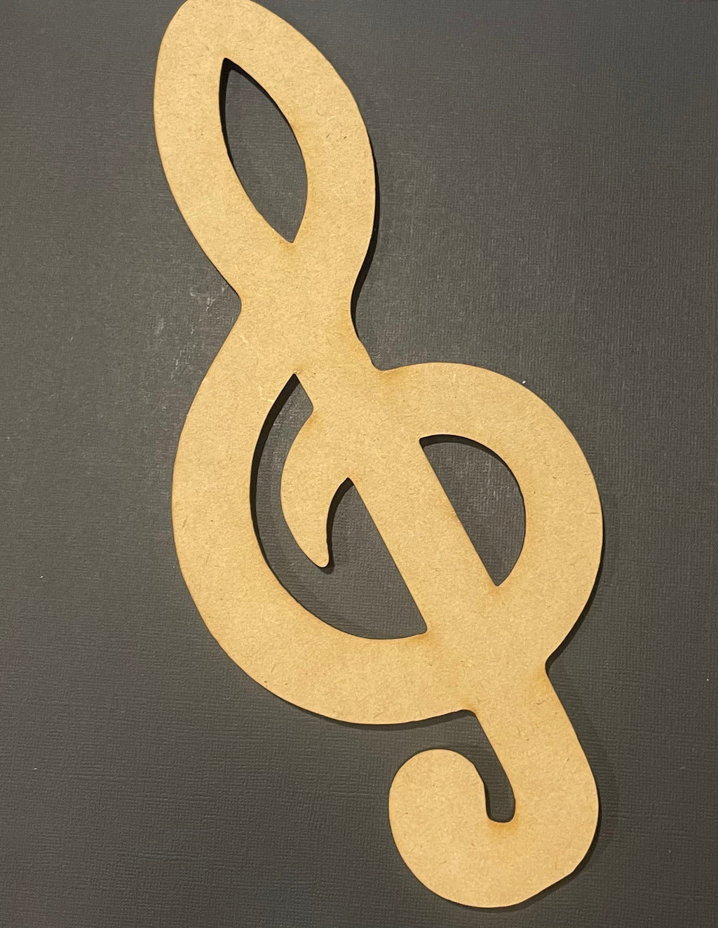 MDF Base - Treble Clef