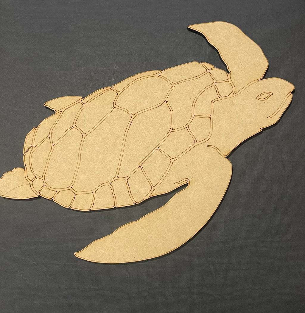 MDF Base - Green Sea Turtle