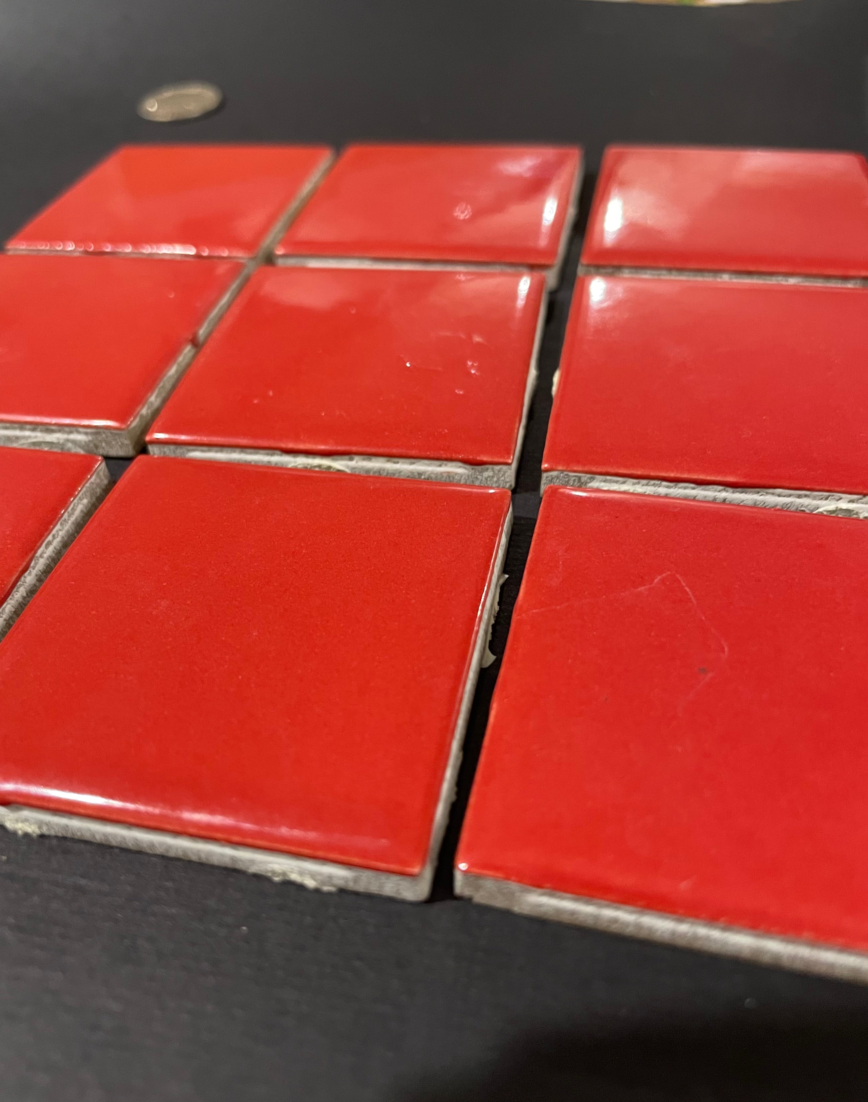 Red Gloss Ceramic Tile