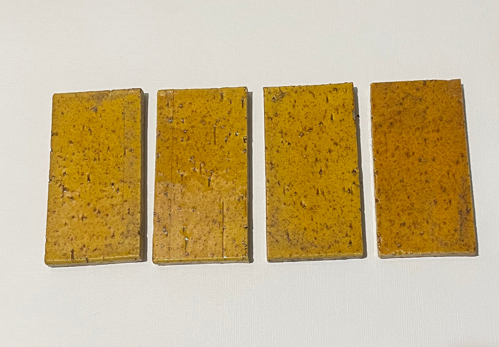Vintage Yellow Ceramic Tile