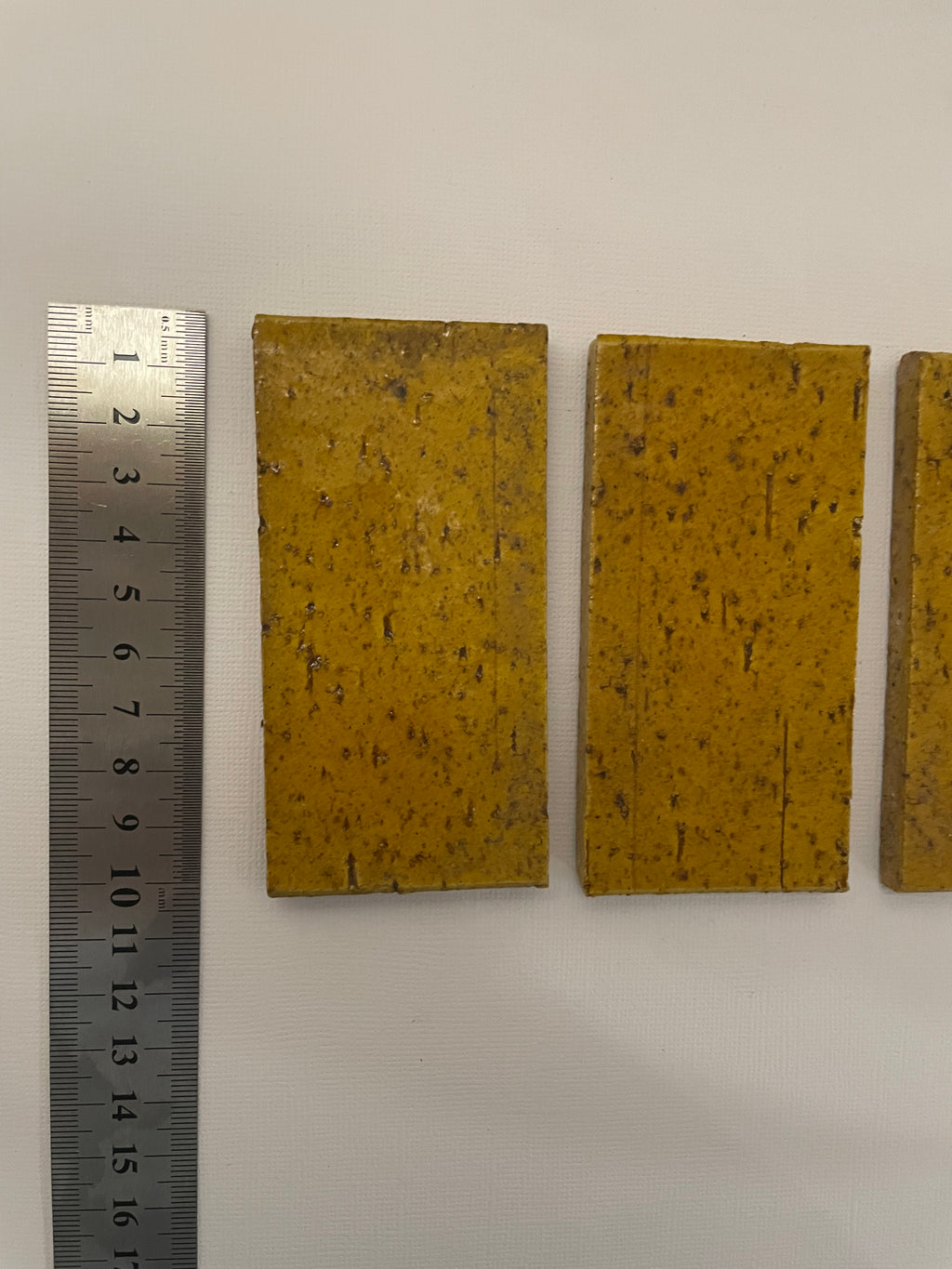 Vintage Yellow Ceramic Tile