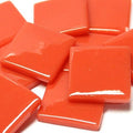 Pâte De Verre (PDV) 25mm Opaque Glass Squares - Watermelon