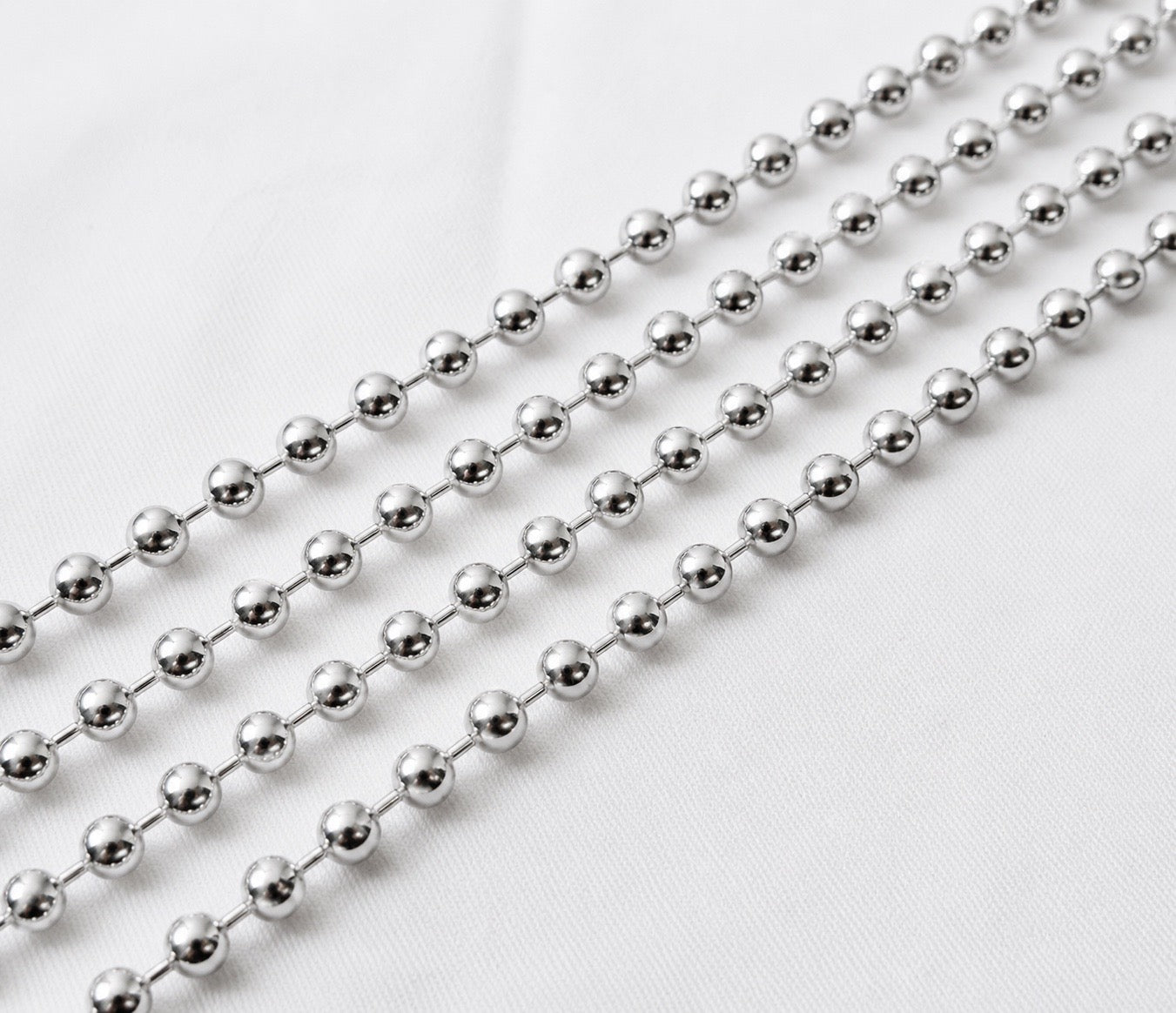 Ball Chain 3mm - Silver