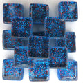 Blueberry Mini Glitter Glass Tiles