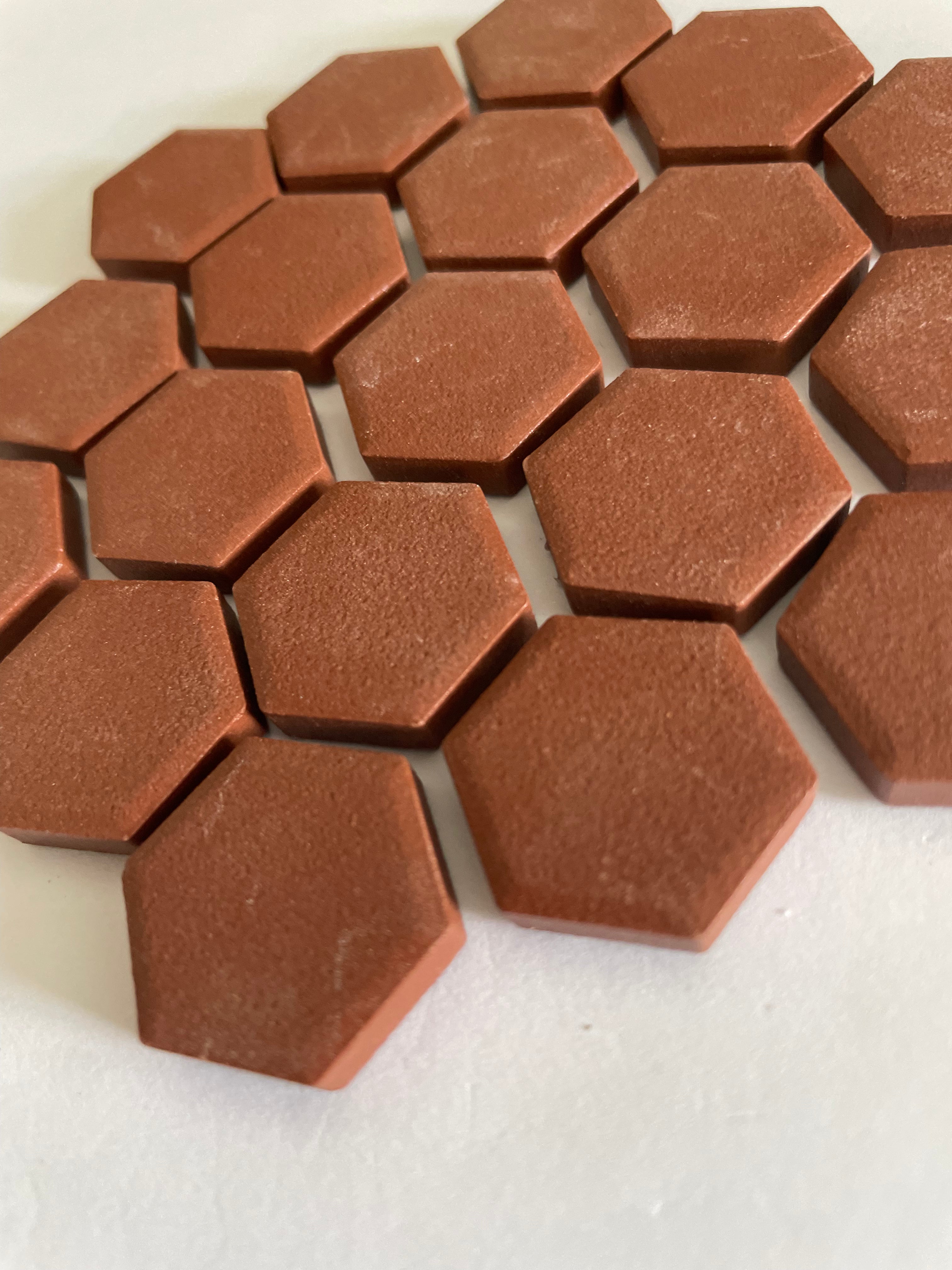 Hexagons Russett