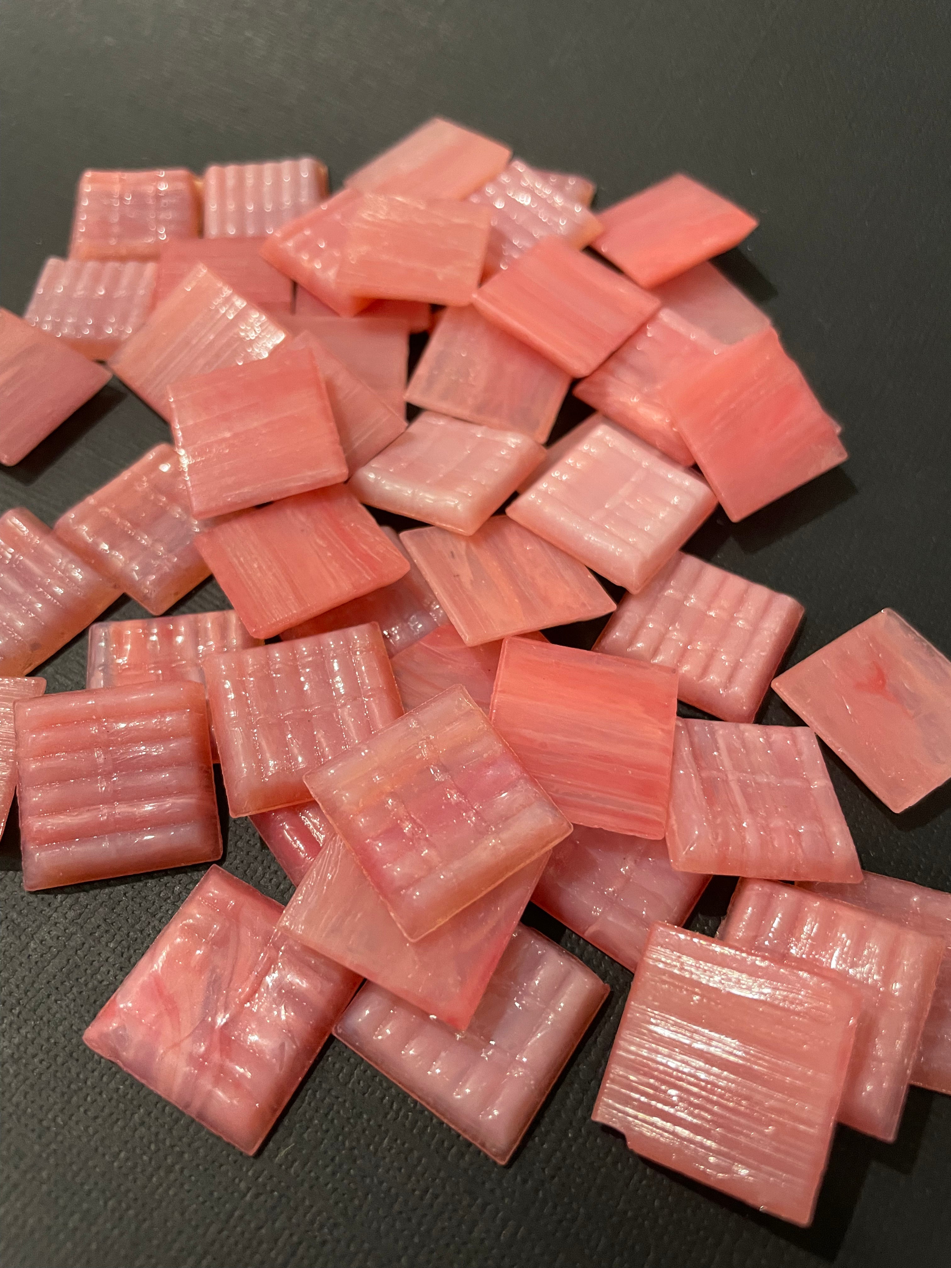 20mm Glass Tile - Lolly Pink