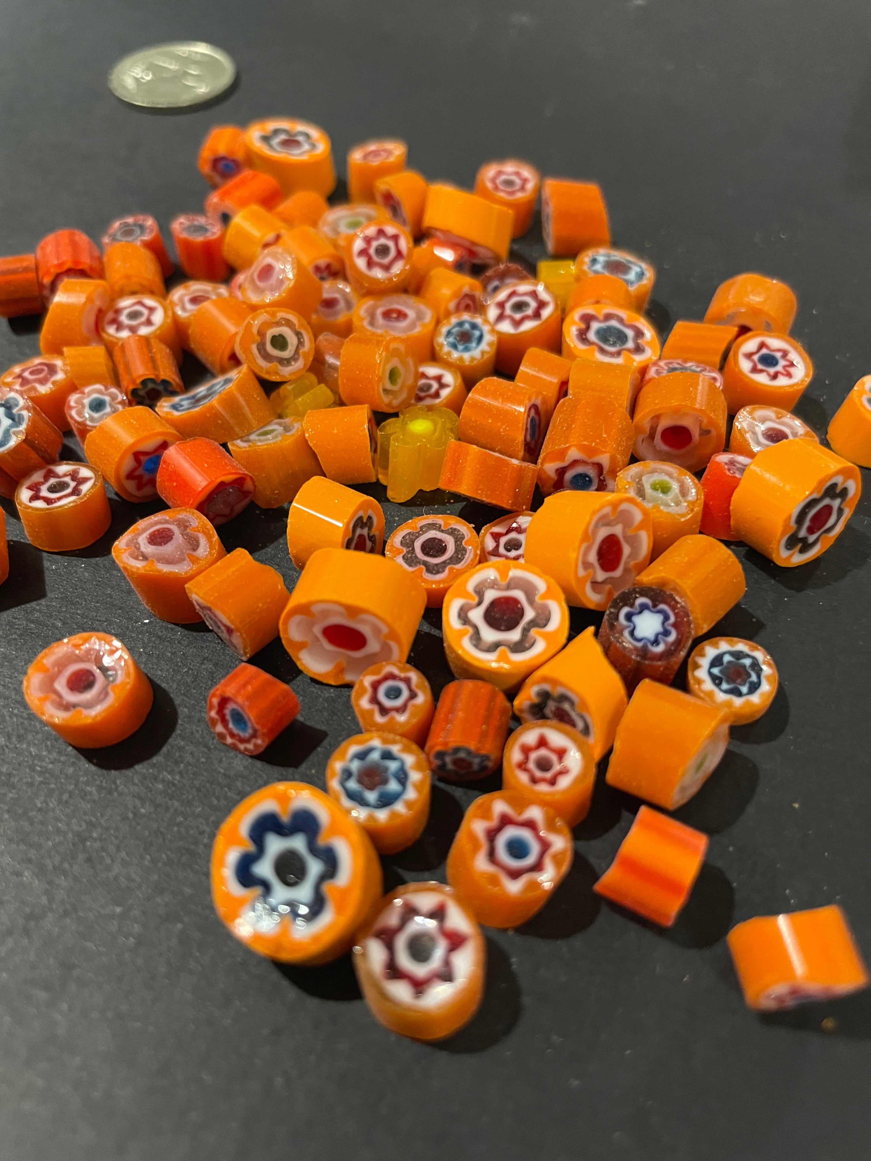 Millefiori - Orange Mix