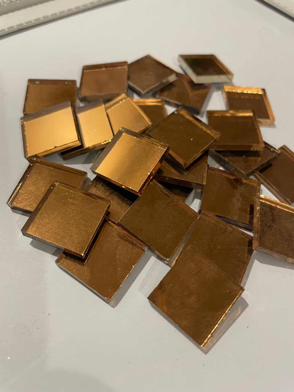 Copper Mirror Squares 20mm