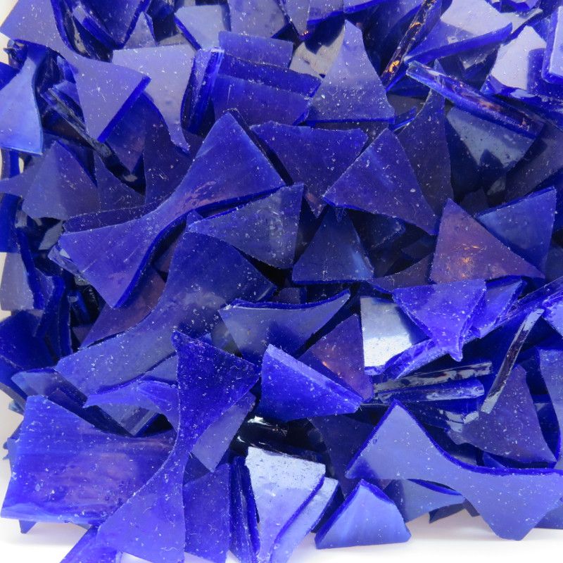 Stained Glass Off-cuts - Lapis Lazuli