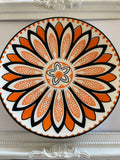 Whole Plate - Orange Daisy