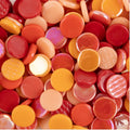 Glass Penny Rounds - Tequila Sunrise