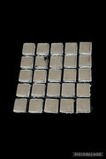 Chrome Finish Glass Tiles