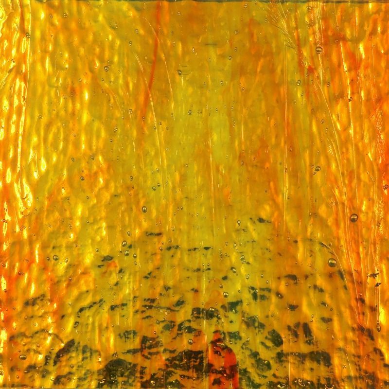 Mirrored Glass Sheet - Mango Wavy