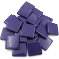 Pâte De Verre (PDV) 25mm Opaque Glass Squares - Royal Purple