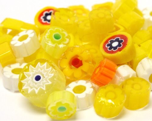 Venetian Millefiori COE 104 - China Yellow
