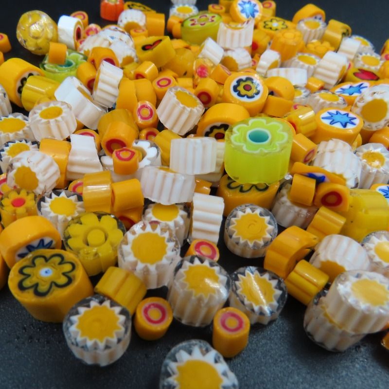Venetian Millefiori COE 104 - China Yellow