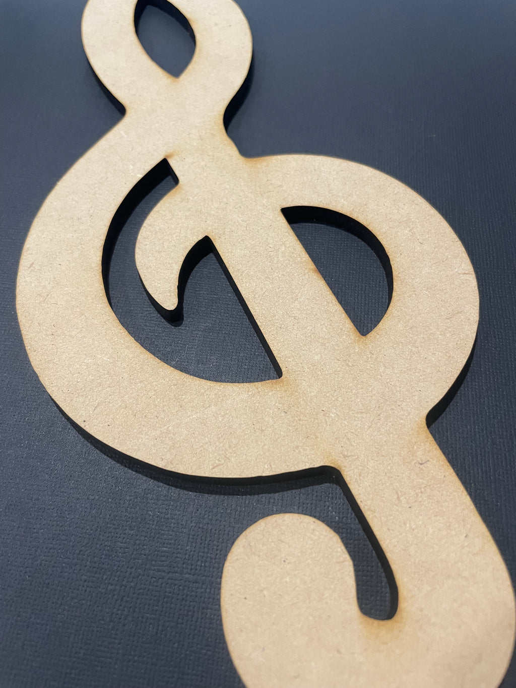 MDF Base - Treble Clef