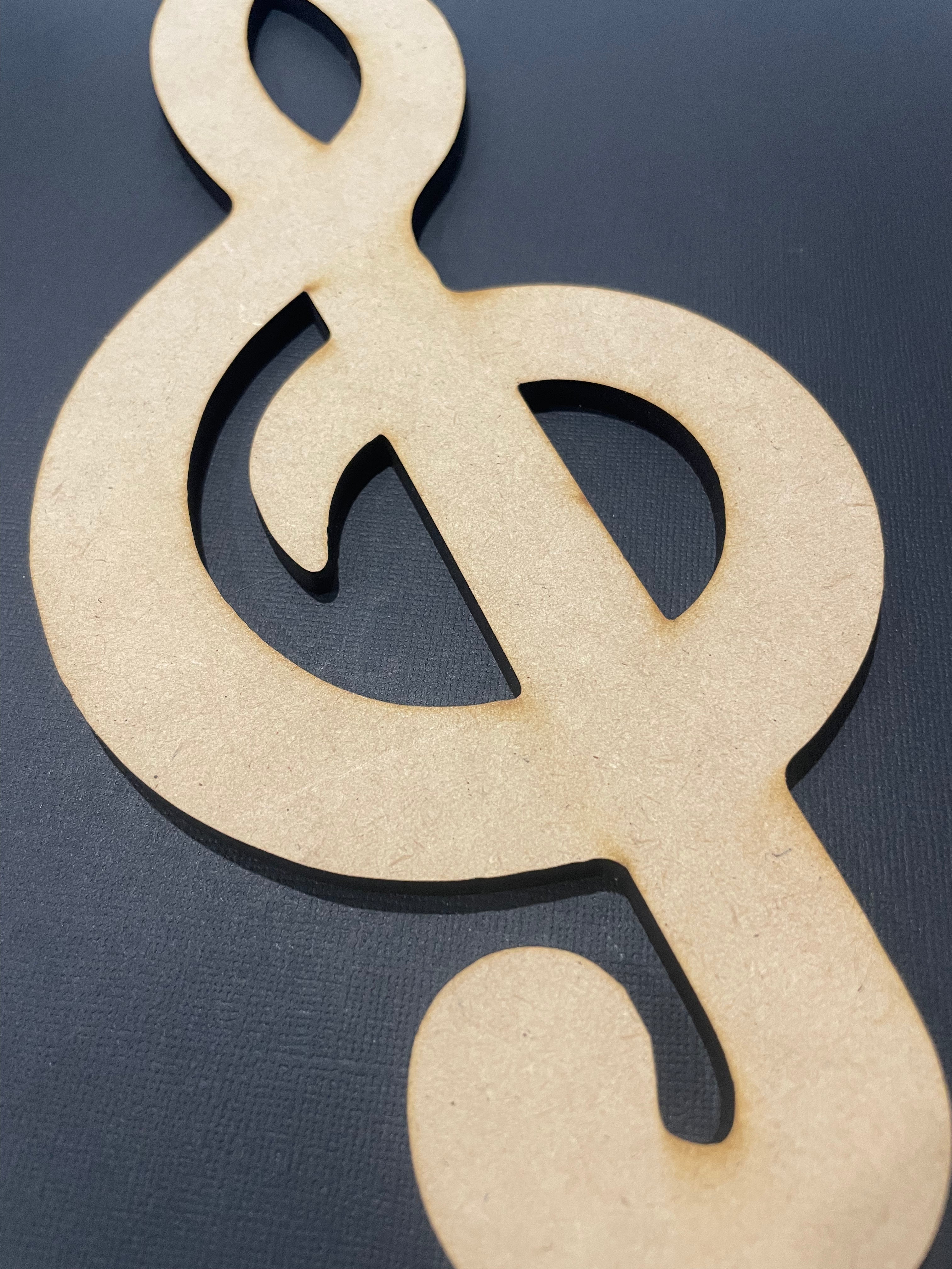 MDF Base - Treble Clef