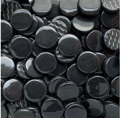 Glass Penny Rounds -  Jack Black